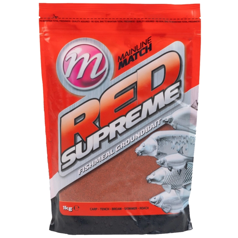 Mainline Match Red Supreme Fishmeal Groundbait 1kg